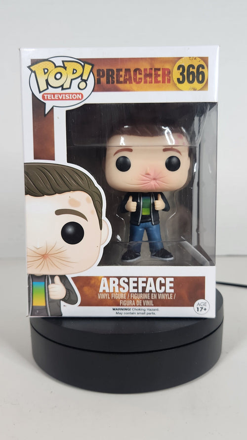 Funko Pop! Arseface vinyl figure in packaging on a white background